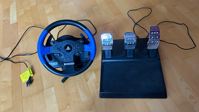 Thrustmaster T150 Racing Wheel + T3PA 3 Pedale Kupplung PS4 PC