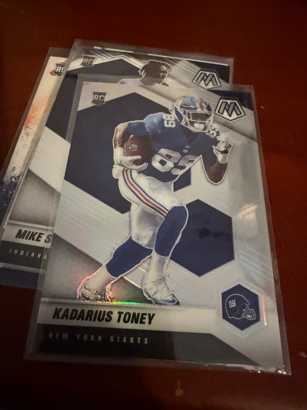 2021 Panini Mosaic Kadarius Toney NFL Debut Silver Prizm Rookie RC #251 Giants