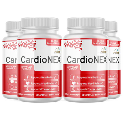 CardioNEX-Blood Support- 4 Bottles- 240 Capsules