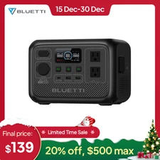 BLUETTI AC2A 300W 204Wh Portable Power Station Solar Generator for Outdoors