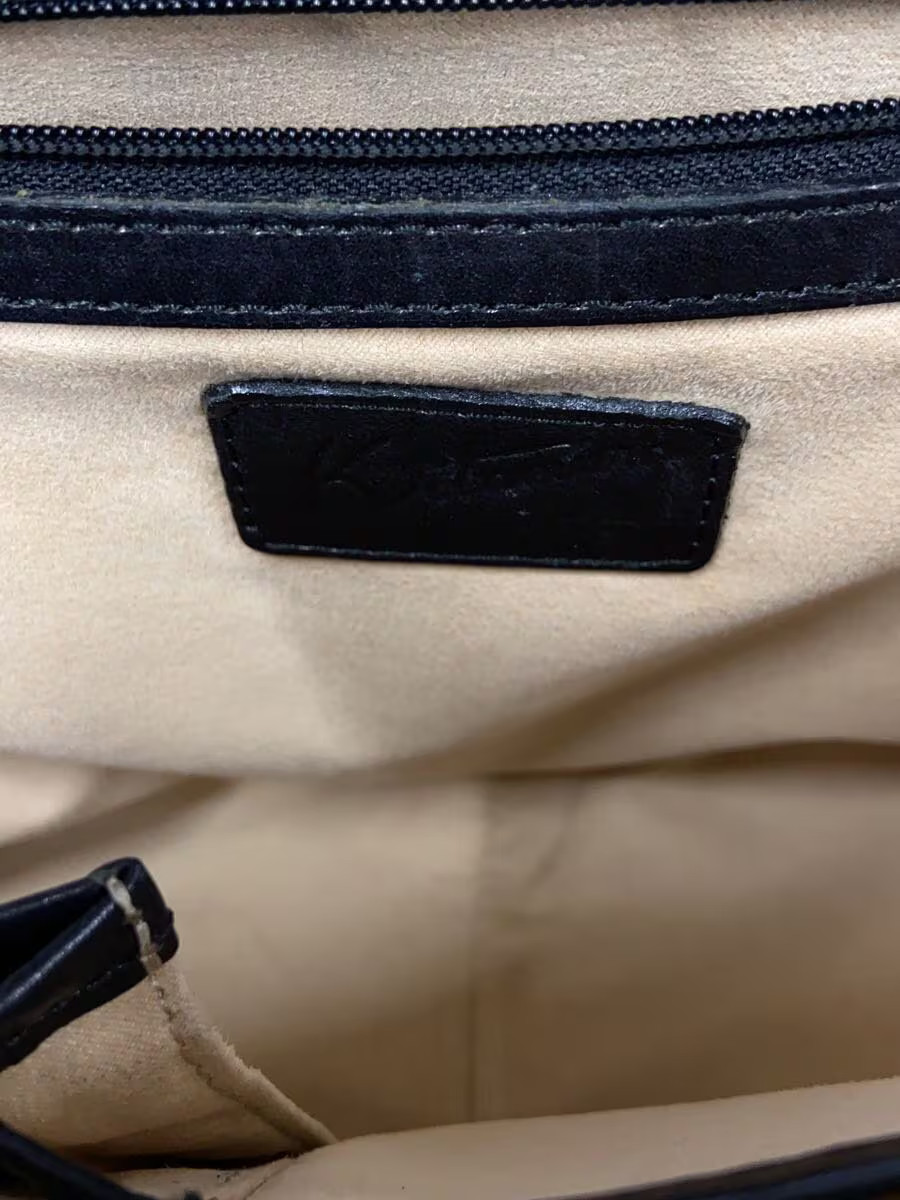 Kitamura Handbag BLK Plain - image 6