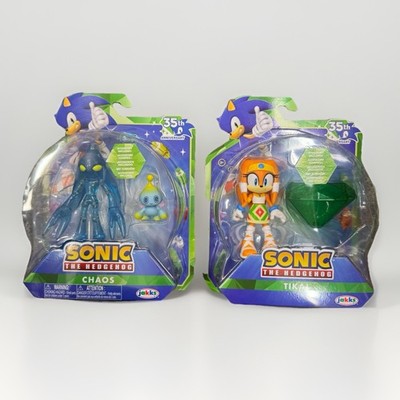 Sonic 35th Anniversary Tikal AND Chaos 4.75'' Figure Jakks Pacific Sega RARE