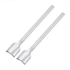 Arc-Shaped Leather Cutter Punch 15mm Strap End Punch Tool for DIY Craft 2pcs