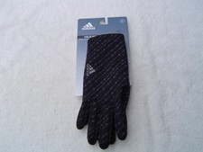NEW AUTHENTIC LADIES ADIDAS BLACK RUNNING GLOVES SIZE LARGE