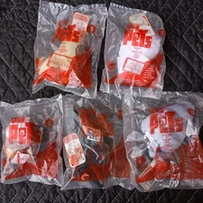 (5) NEW Gidget Norman Mel Buddy Chloe Secret Life of Pets McDonalds Toys 2016