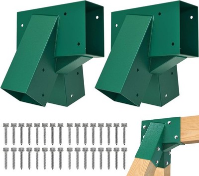 BeneLabel A-Frame 2 Swing Set Brackets, Heavy Duty Steel Swing Set Hardware with