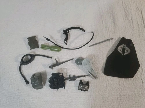 Vintage 80’s Gi Joe ARAH Lot Parts Weapons Accessories Automatic Guns Parachute