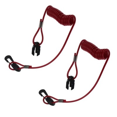 2 pcs 432230 Boat Emergency Stop Kill Switch Lanyard, 393079 392288 Universal