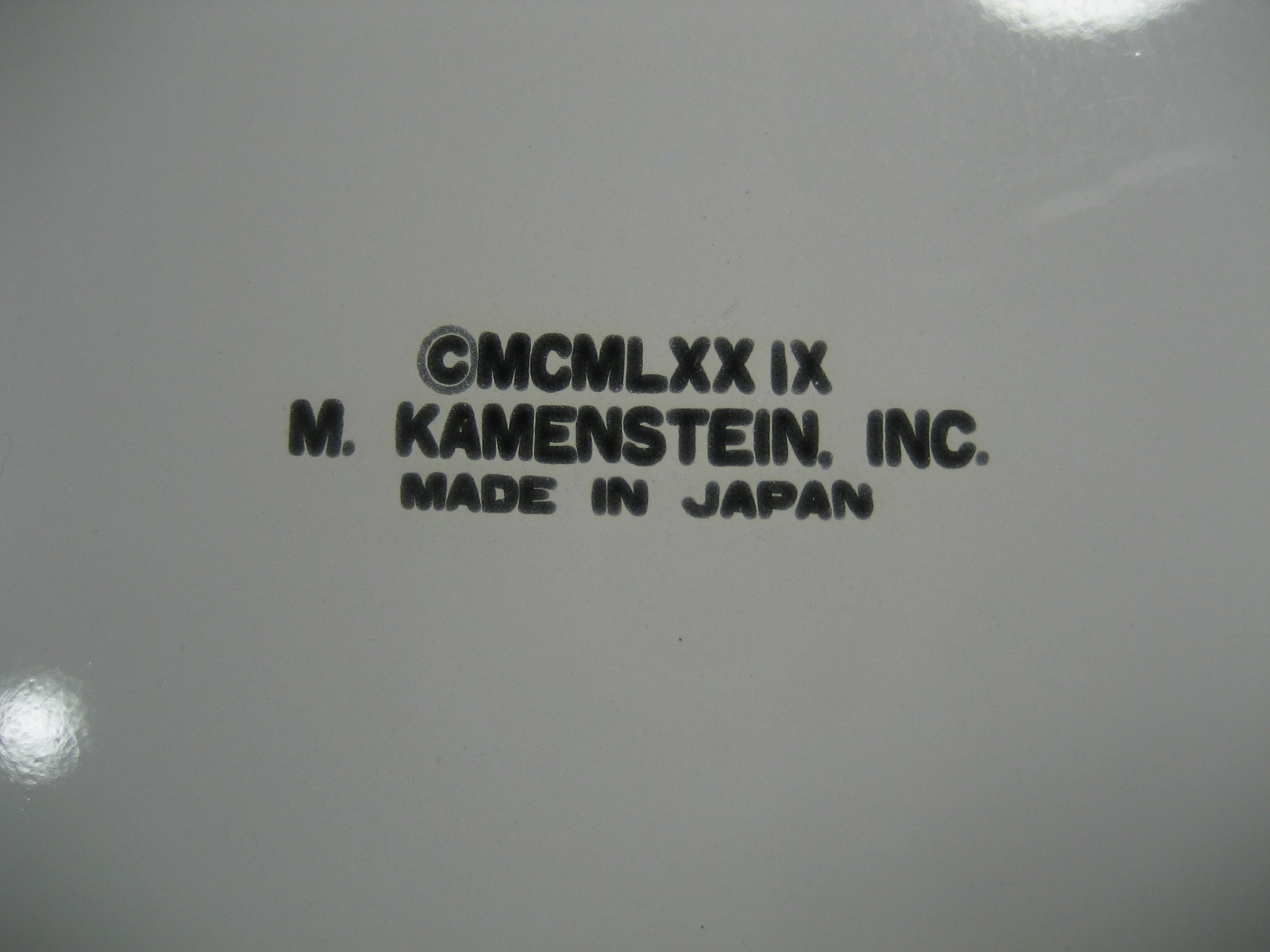 1979 M KAMENSTEIN AFRICAN VIOLET SAINTPAULIA IONATHA ENAMELWARE TEA POT KETTLE