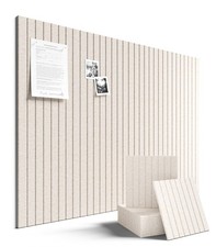 Large Felt Bulletin Board 48" x 36" Cork Board Alternative-12 Pack with 70 Sa...