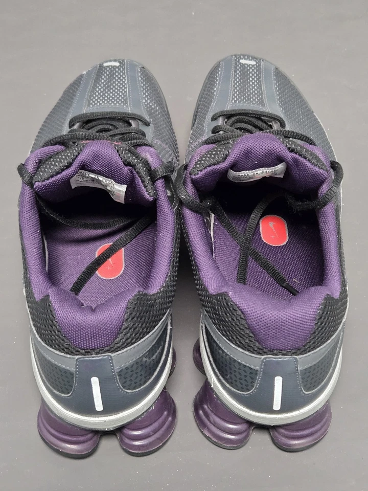 Nike Shox Turmoil 2 Mujer Zapatos Atléticos 12 Gris Rosa 389568-002 Año 2009 Foto 2 de 4