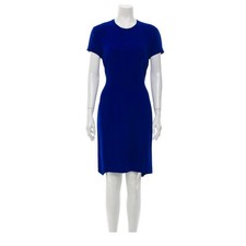 Stella McCartney Dress IT 46 UK 14 US 10 XL Bright Blue Classic Work Evening
