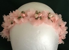 Girls floral headband - Pink