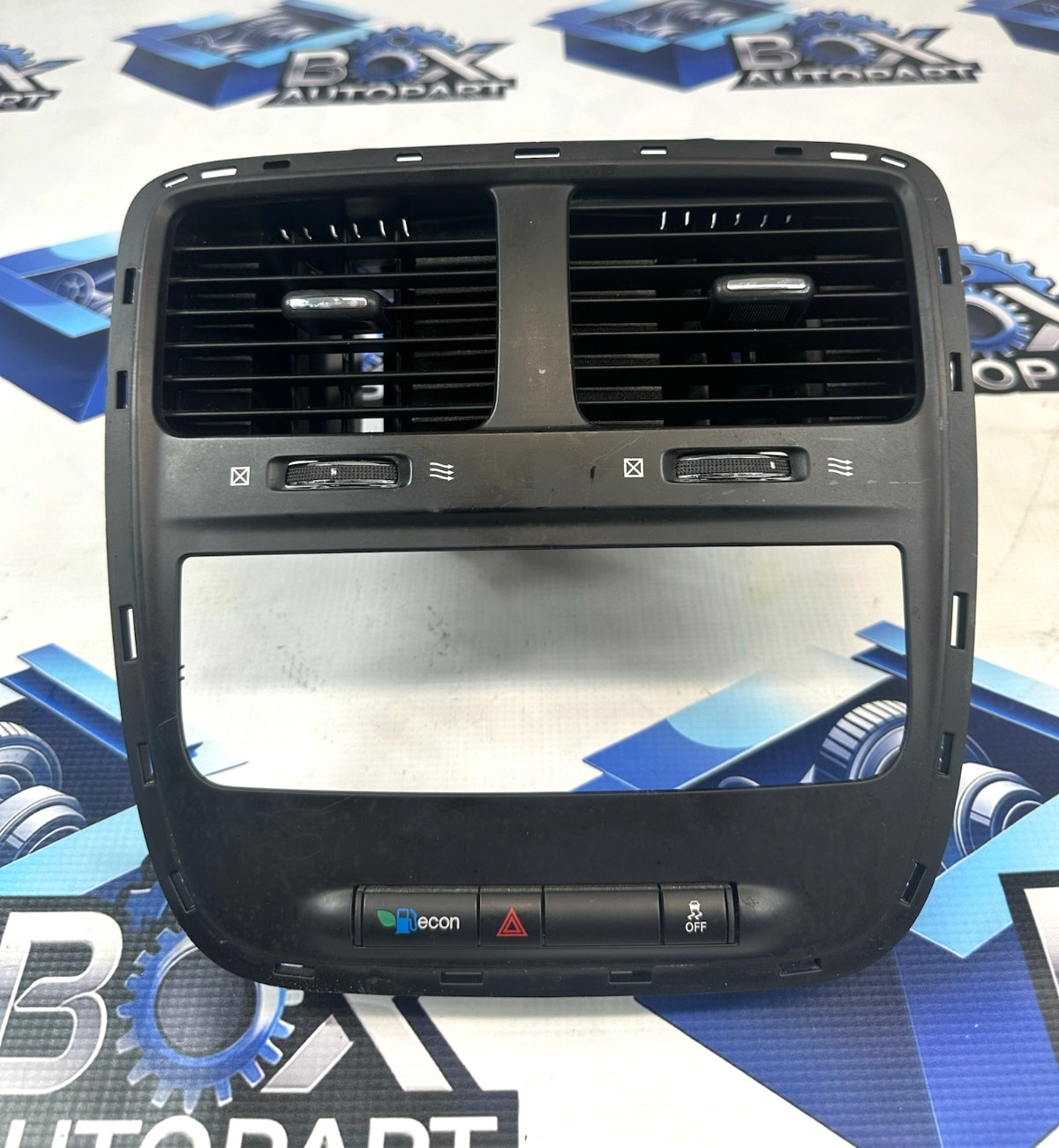 2011-2020 DODGE CARAVAN CENTER DASH RADIO TRIM BEZEL W/ AC VENT 1SQ531X9AE OEM