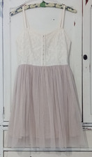 American Eagle Outfitters Size 0 Cream Mini Sun Dress