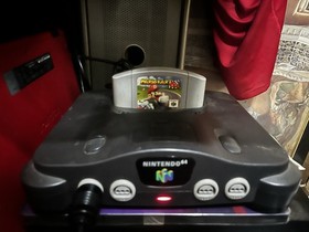 N64 Nintendo 64 Console + 3 CONTROLLERS + Mario Kart & Super Smash Bros Original