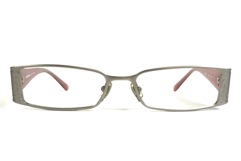 Monturas de gafas Miu Miu MU56CV 1AP-1O1 rosas plateadas florales rosa 50-16-135 Foto 2 de 4