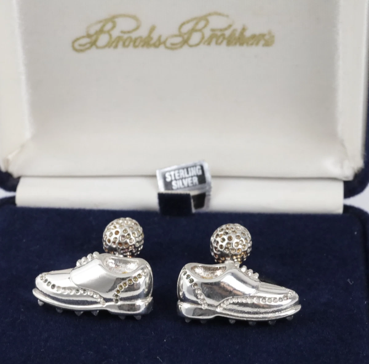 Brooks Brothers Silver Cufflinks for Men for sale | eBay