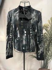 Bnwt Simon Jeffrey Printed Jacket – Size 14