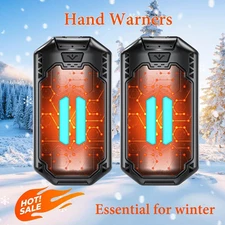 Hand Warmers Rechargeable 2-Pack, 6000mAh Electric Ultra Thin Pocket Design Gift
