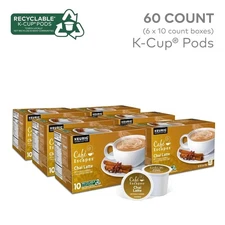 Café Escapes Chai Latte, Single-Serve K-Cup Pods, 60 Count exp 09/03/2026