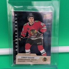 Upper Deck 2023-24 UD Rookie Debut Connor Bedard Rookie /249 Upper Deck blue