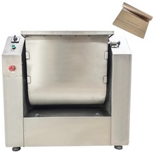 220V Commercial 75kg Heavy Duty Dough Mixer with Emergency Stop 3-Phase Dough Kn