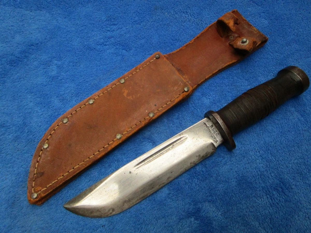 Vintage Ww2 Knife Indiana Collectible Vintage Factory Manufactured