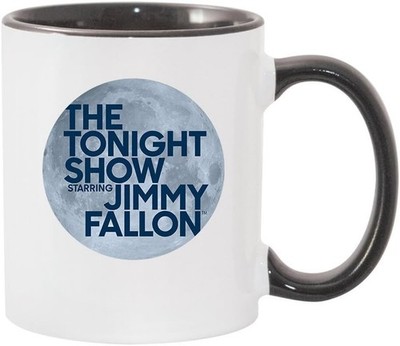 NBC The Tonight Show Starring Jimmy Fallon White and Black Mug - 11 oz