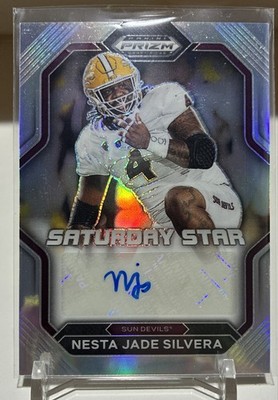2023 Panini Prizm Draft-Nesta Jade Silvera Silver Prizm Rookie Auto #SSS-NJS 