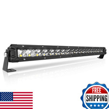 Rigidhorse 22 Inch LED Light Bar Single Row Flood SpotBeam Combo 20000LM Off R