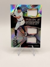 2017 Panini Chronicles Spectra Triple Threat Materials JaCoby Jones 70/149 