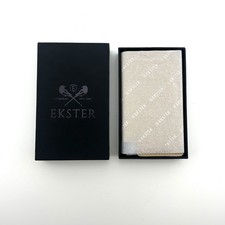 NEW Ekster EK3-PAR-MBG Parliament Leather Wallet Milled Beige