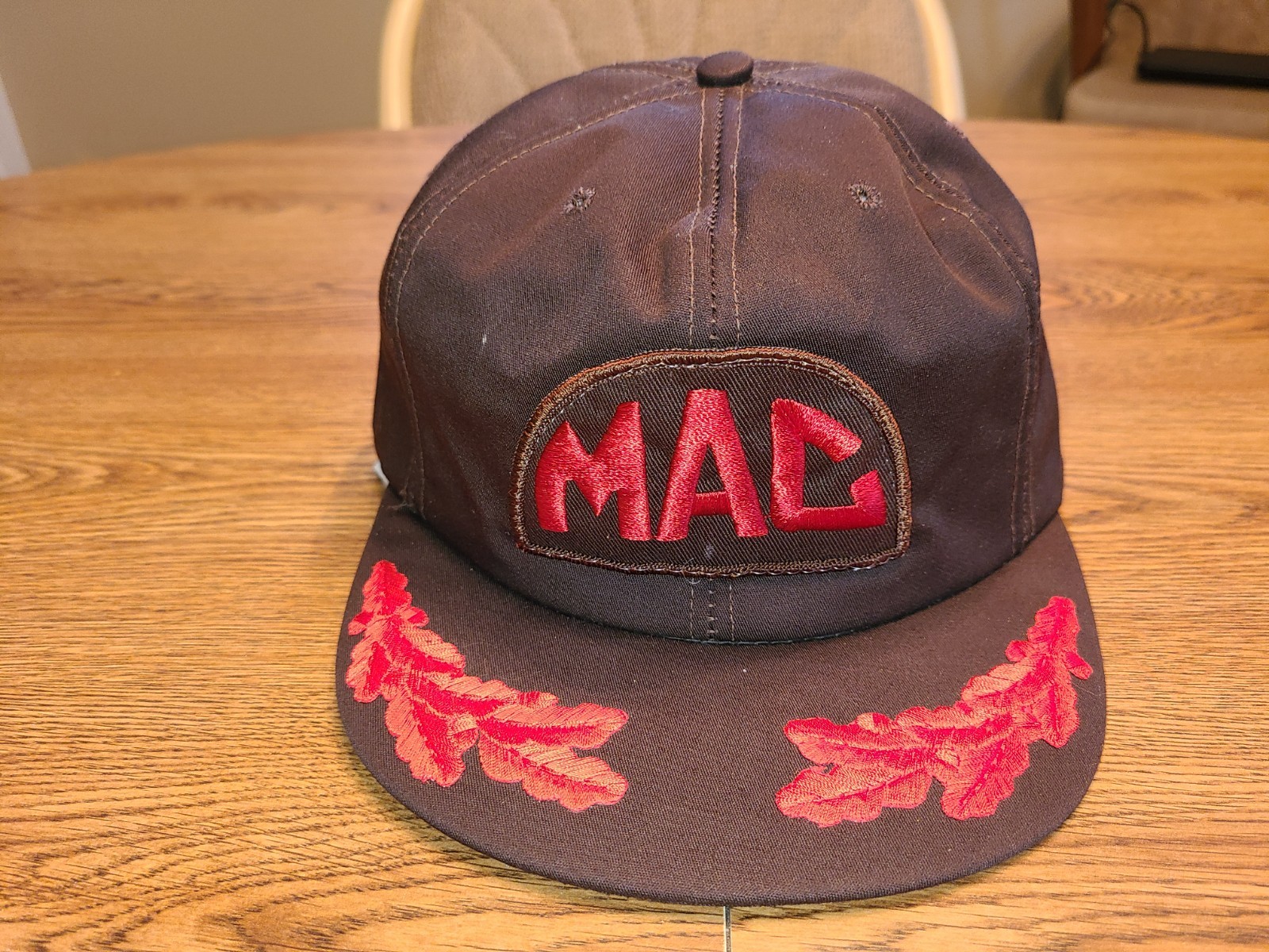 Vintage MAC Tools SnapBack Hat Leaf Patch - image 1
