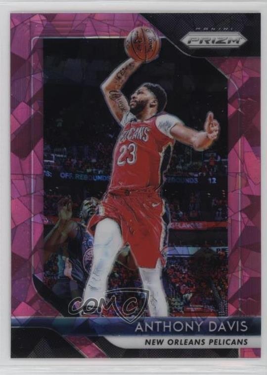 2018-19 Panini Prizm Pink Ice Prizm Anthony Davis #177 04lf