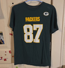 NFL Team Apparel Green Bay Packers Jordy Nelson #87 Shirt M Green NFL Football — photo 1