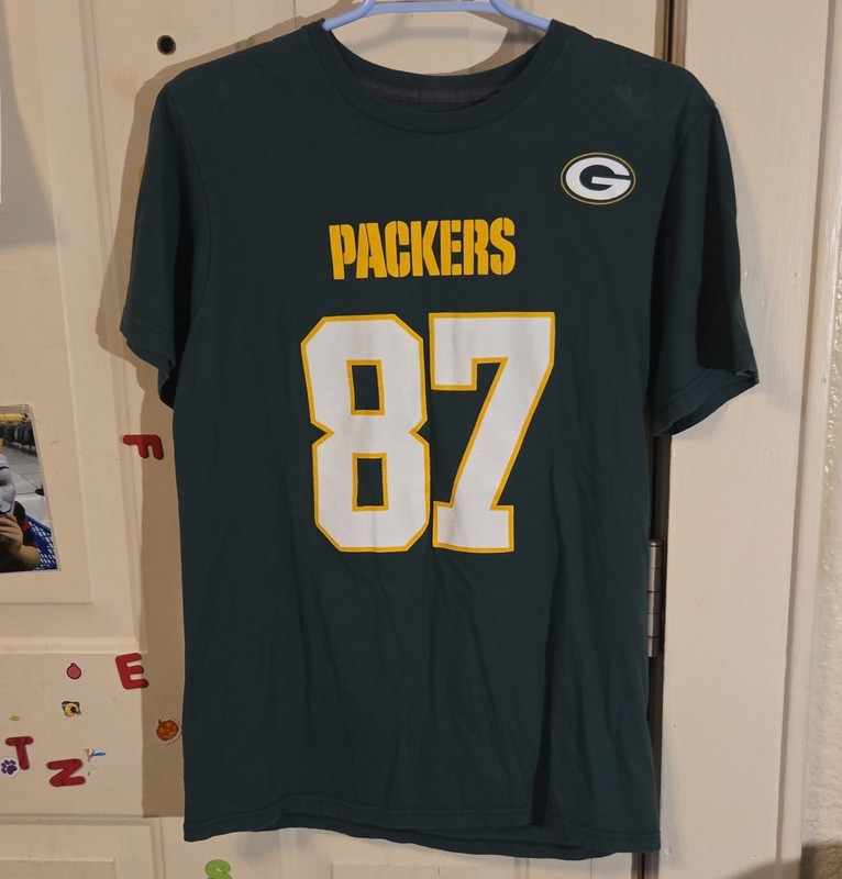 NFL Team Apparel Green Bay Packers Jordy Nelson #87 Shirt M Green NFL Football
