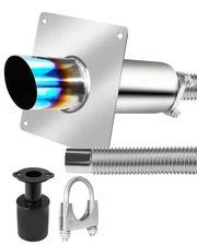 Upgraded Generator Exhaust Extension Kit, Stainless Steel, with Muffler And I...