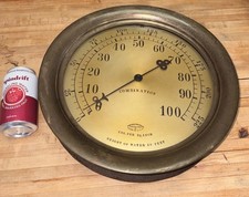 Ancienne jauge de hauteur d'eau nautique et livres par pouce Marshalltown Mfg. Co. 14"