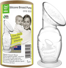 Manual Breast Pump with Suction Base Breastmilk Collector Breastfeeding Pump