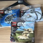 LEGO Star Wars Polybag Lot: 30680 AAT, 30495 AT-ST, 30708 Millennium Falcon