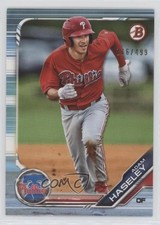 2019 Bowman Prospects Sky Blue 116/499 Adam Haseley #BP-28 fm0
