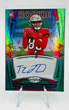 Tez Johnson RC Auto /25 Mirror Green Buccaneers 2025 Panini Certified Football