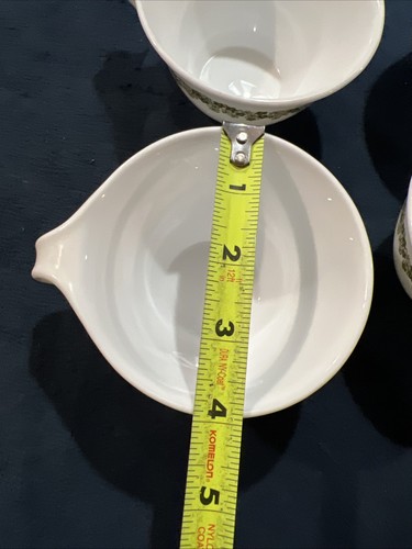 Set of 4 Vintage Corelle Spring Blossom Crazy Daisy Hook Handle Coffee Cups - Picture 12 of 18