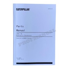 Caterpillar Cat 308C CR Hydraclic Excavator Parts Catalog Manual