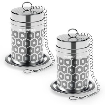 2 Pack Tea Strainers for Loose Tea, Extra Fine Mesh Tea Infuser, 304 Stainles...