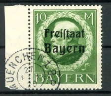 Bayern: Mi.Nr.169A gestempelt, gepr. Infla / Pfenninger. Mi: 45,-