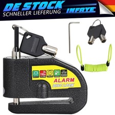 Motorrad Bremsscheibenschloss mit Alarmsystem Scheibenschloss Scheibenbremse