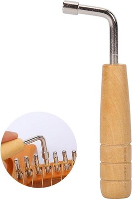 OEIOTEI L-Förmiger Harfen-Stimmschlüssel - Klavier Stimmhammer für Holz Zither -