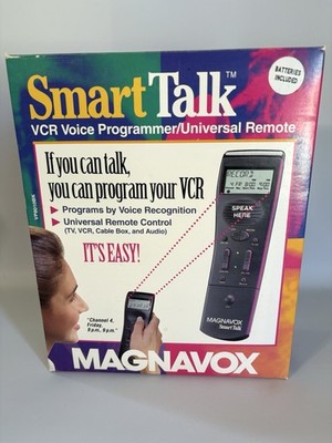 Magnavox Remote Control Smart Talk VP8010BK- VCR Voice Programmer Box Philips